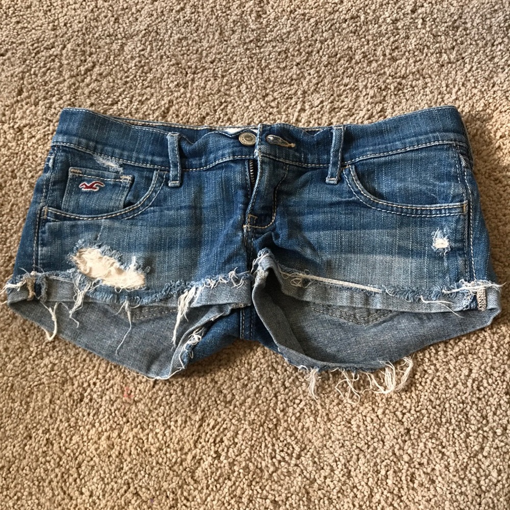 Hollister jean shorts